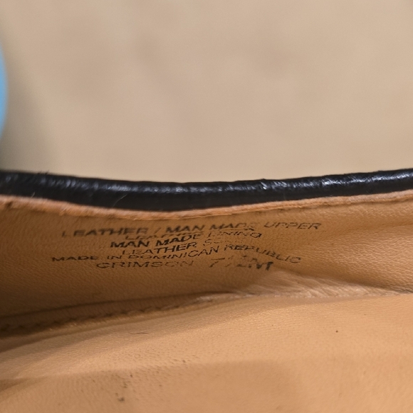 Antonio Melani Black and Tan Heels with Ankle Strap - Picture 10 of 13